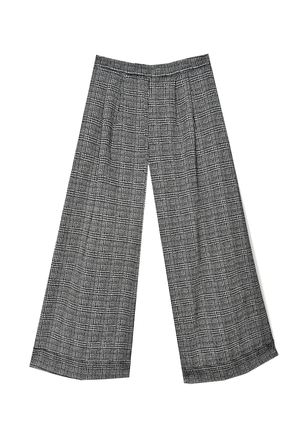 SAMPLE - BURU x Mary Orton Wide Leg Trousers - Glen Plaid 2