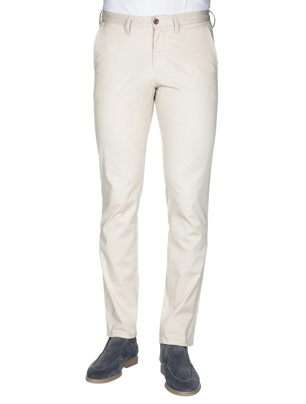 Slim Fit Twill Chinos Putty