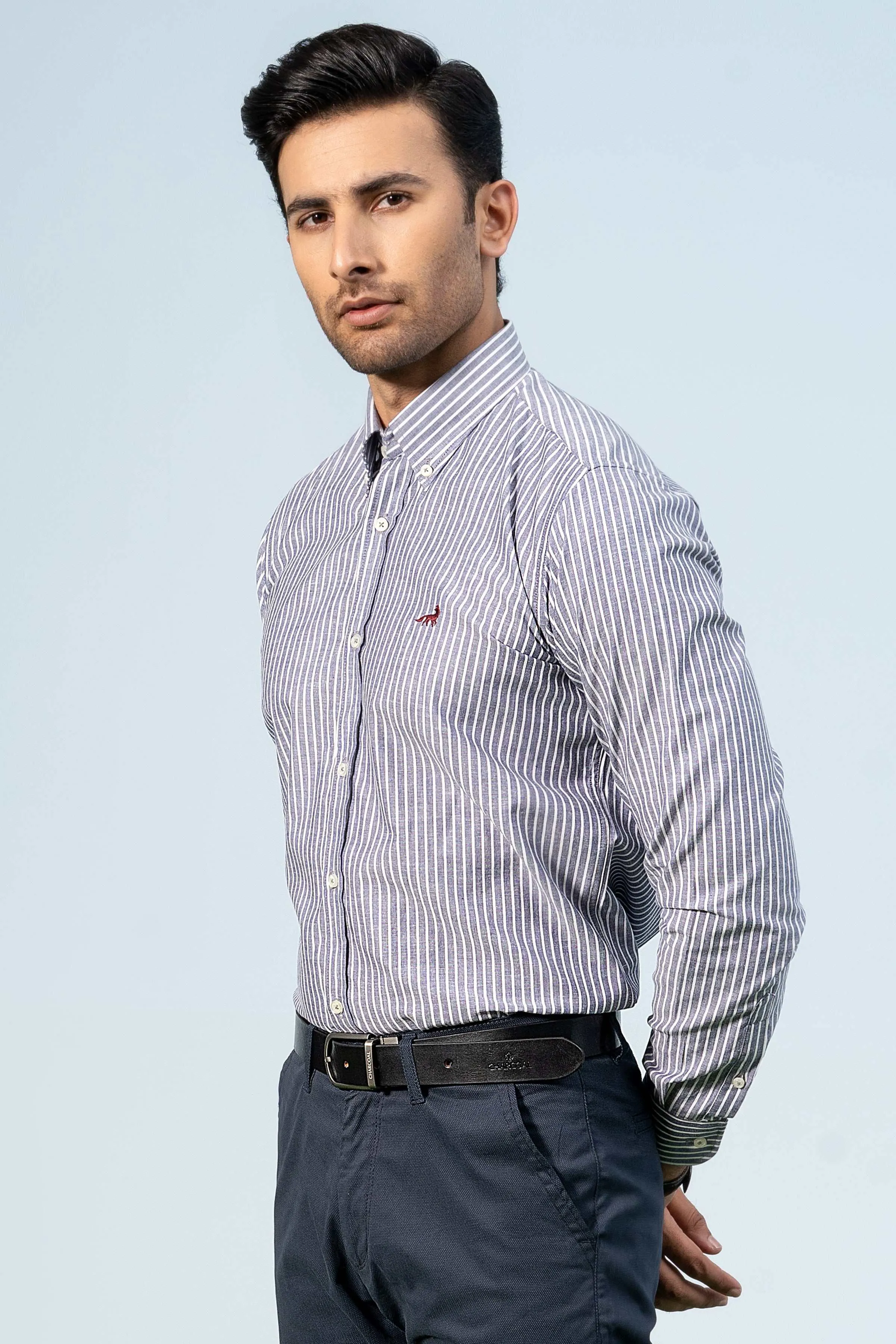 SMART SHIRT NAVY STRIPER