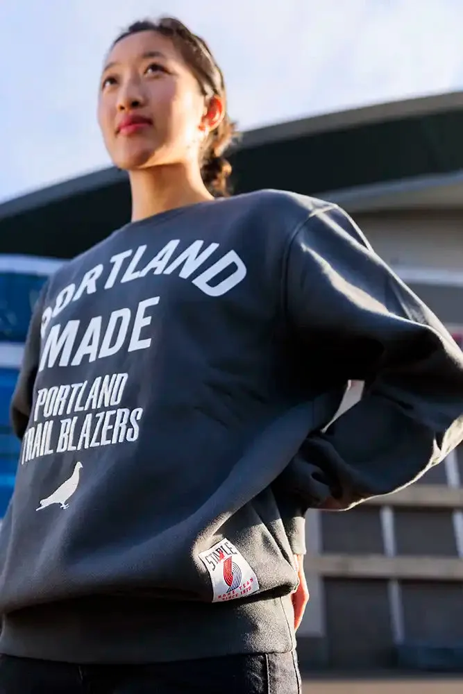 Staple x Trail Blazers Portland Made Crewneck Sweatshirt