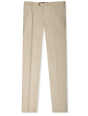 Stretch Cotton Chino Beige