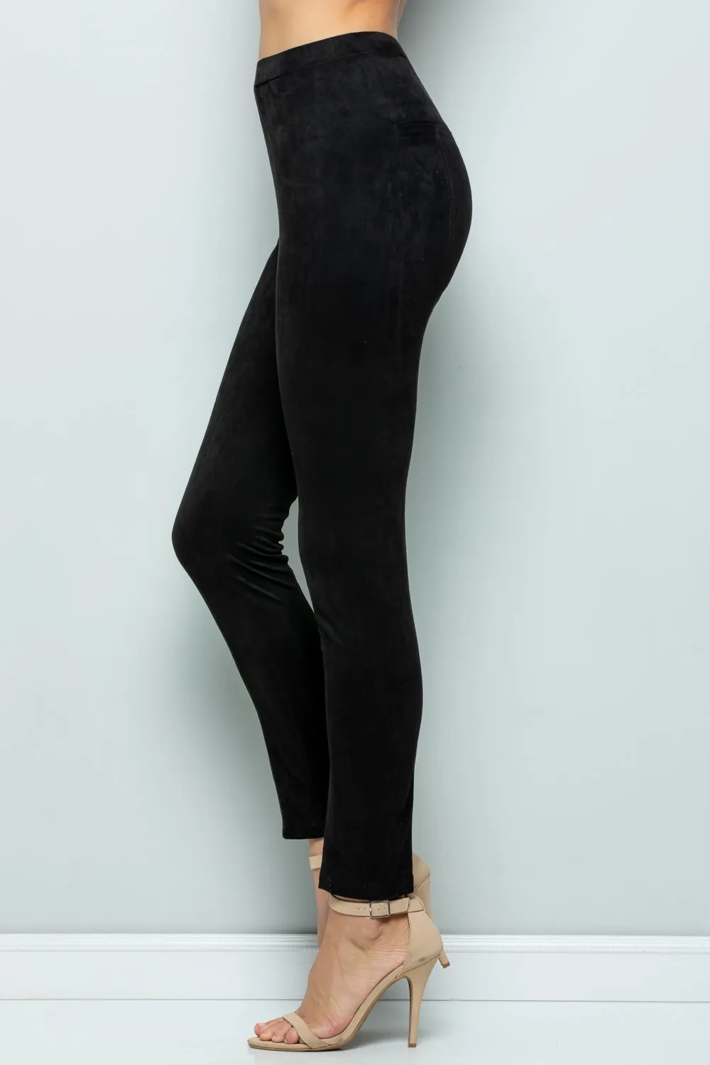 Stretchy Suede Pants Comfortable