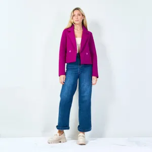 Stylish cropped blazer wholesale