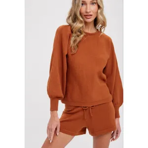 Sweater Lounge Set Camel