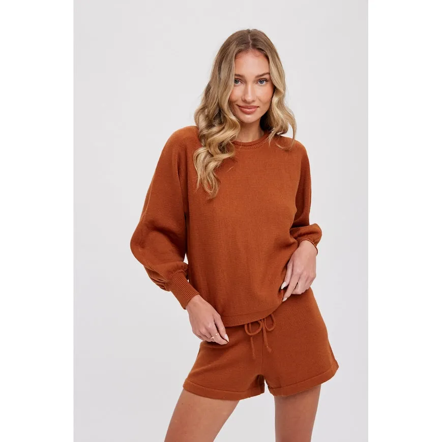 Sweater Lounge Set Camel