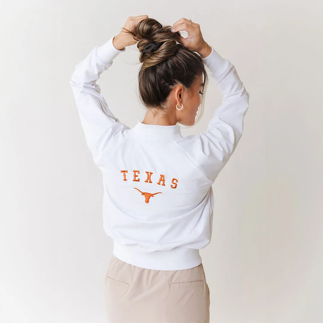 Texas Bomber Jacket, White