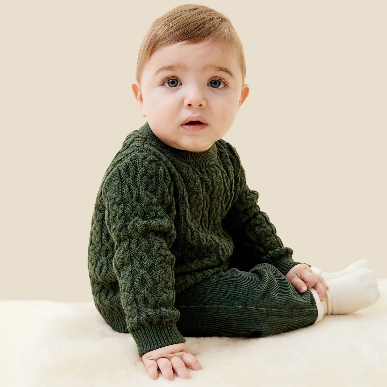 Thyme Cable Knit Jumper