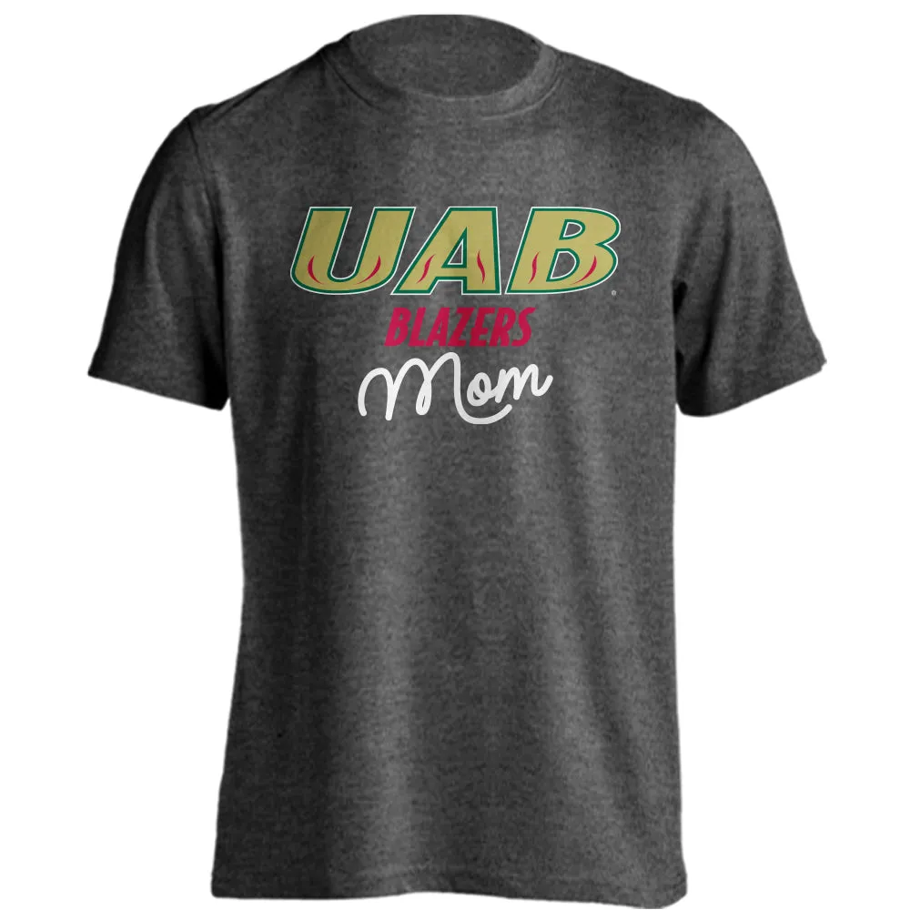 University of Alabama at Birmingham Blazers Mom Logo Short Sleeve T-Shirt