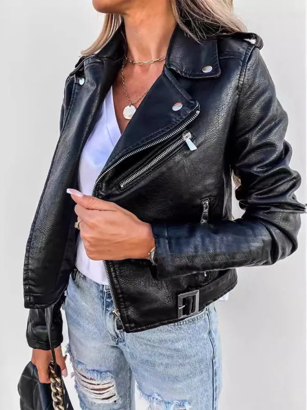 Urban Rider Leather Look Jacket