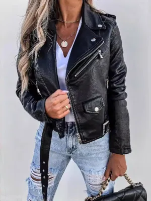 Urban Rider Leather Look Jacket