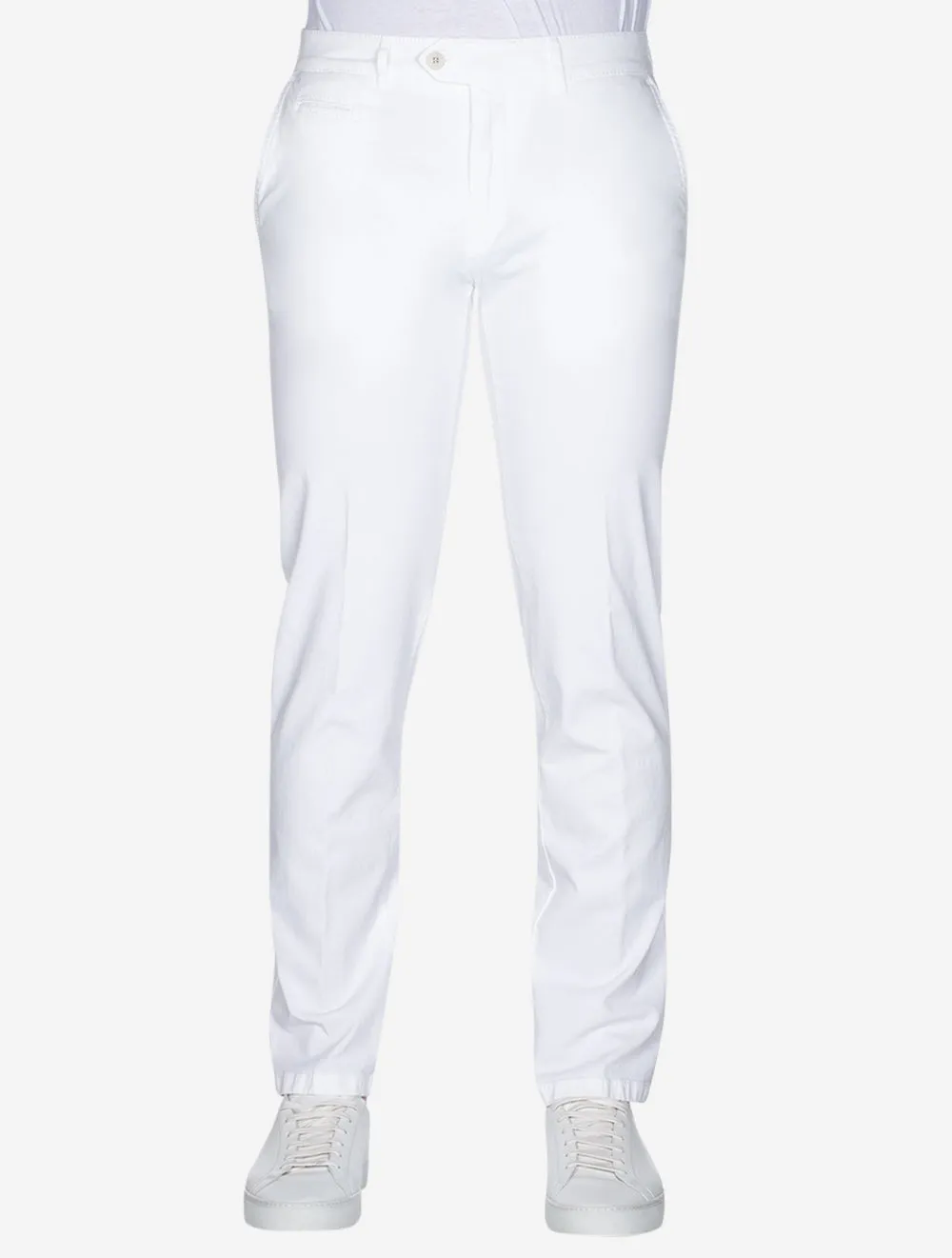 White Everest Cotton Chino