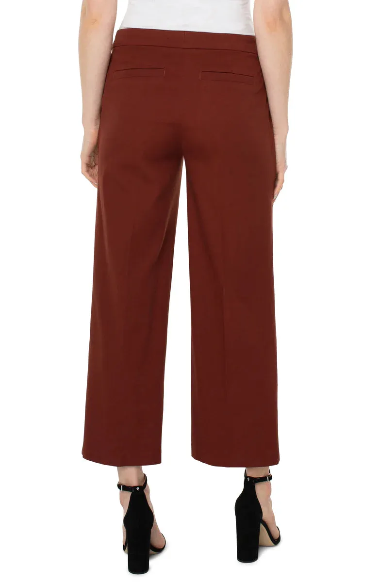 Wide Leg Ankle Trouser