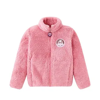 Winter Girls Jacket Warm Windproof Outerwear Hooded Zipper Fur Collar Princess Coat 5 6 7 8 9 10 10 12 Years Kids Clothes