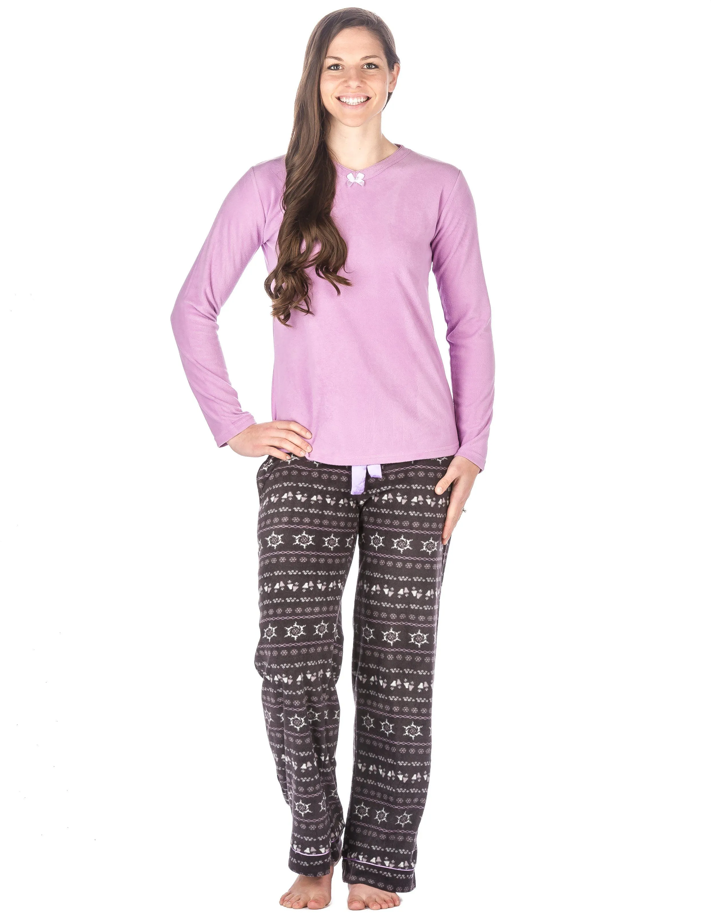 Womens Microfleece Lounge Set