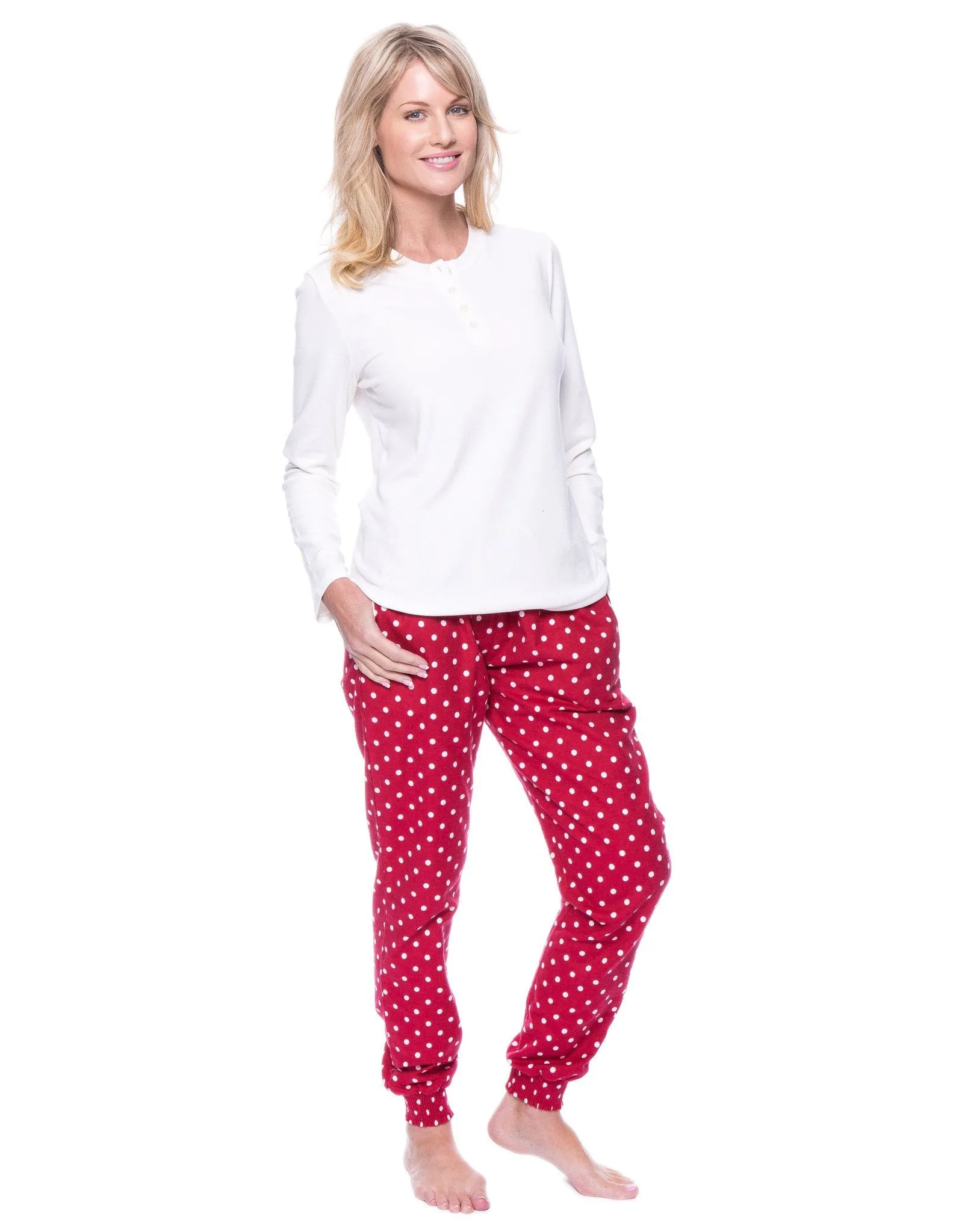 Women's Premium Flannel Jogger Lounge Set