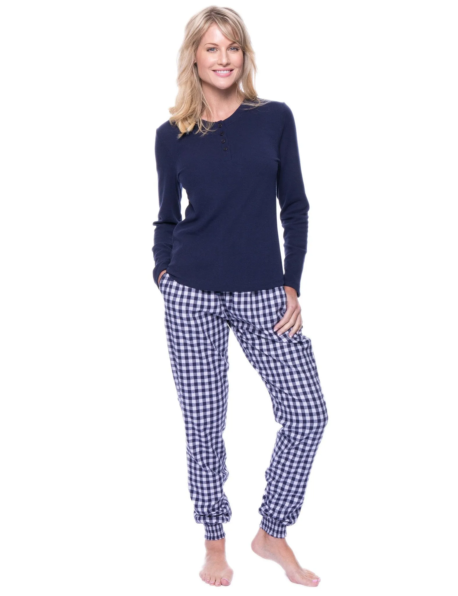 Women's Premium Flannel Jogger Lounge Set