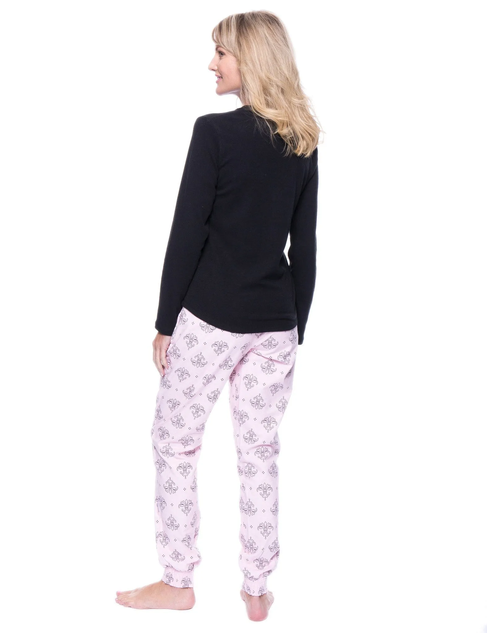 Women's Premium Flannel Jogger Lounge Set