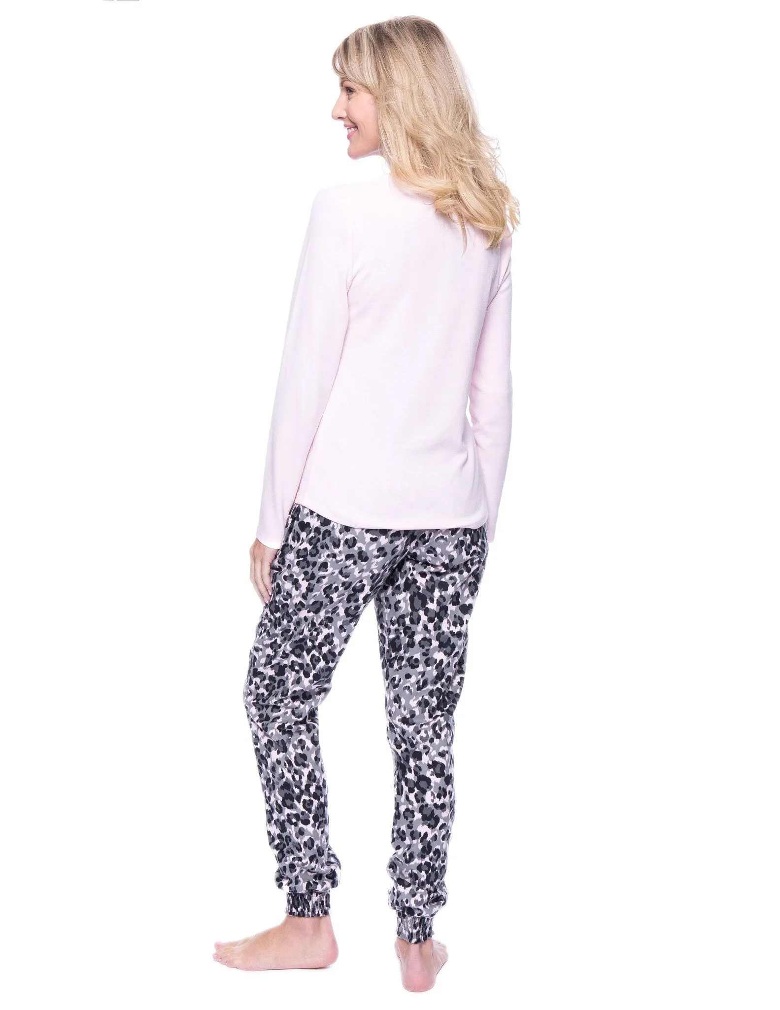 Women's Premium Flannel Jogger Lounge Set