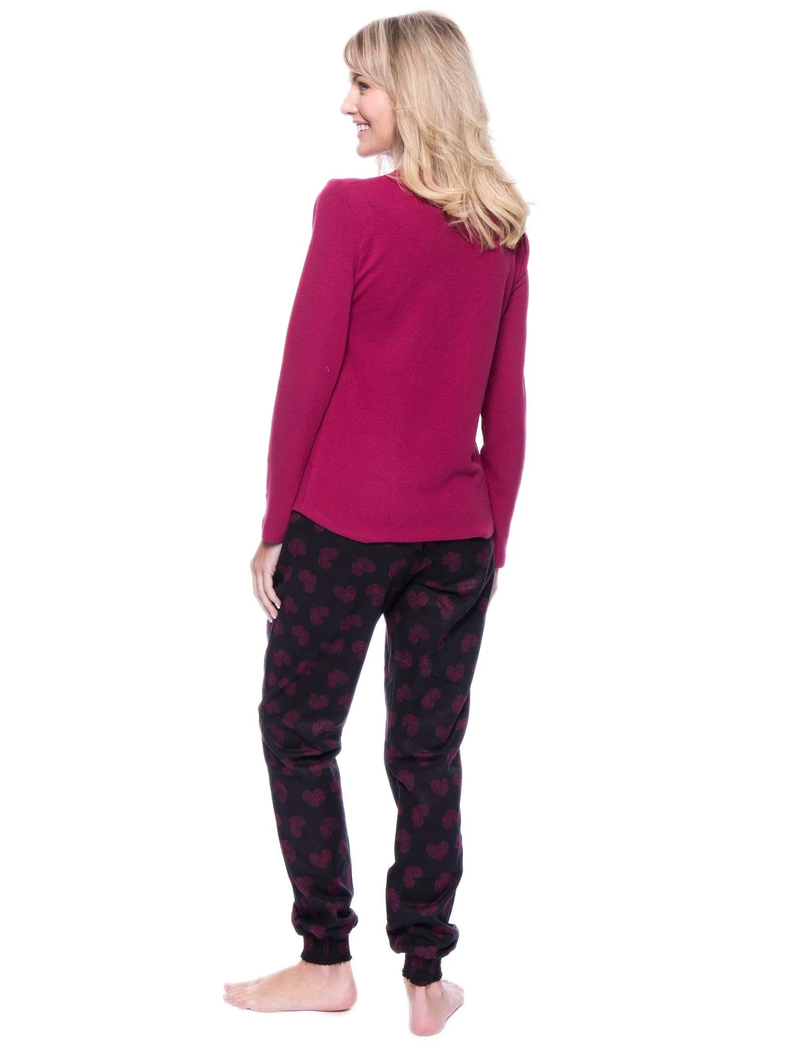 Women's Premium Flannel Jogger Lounge Set