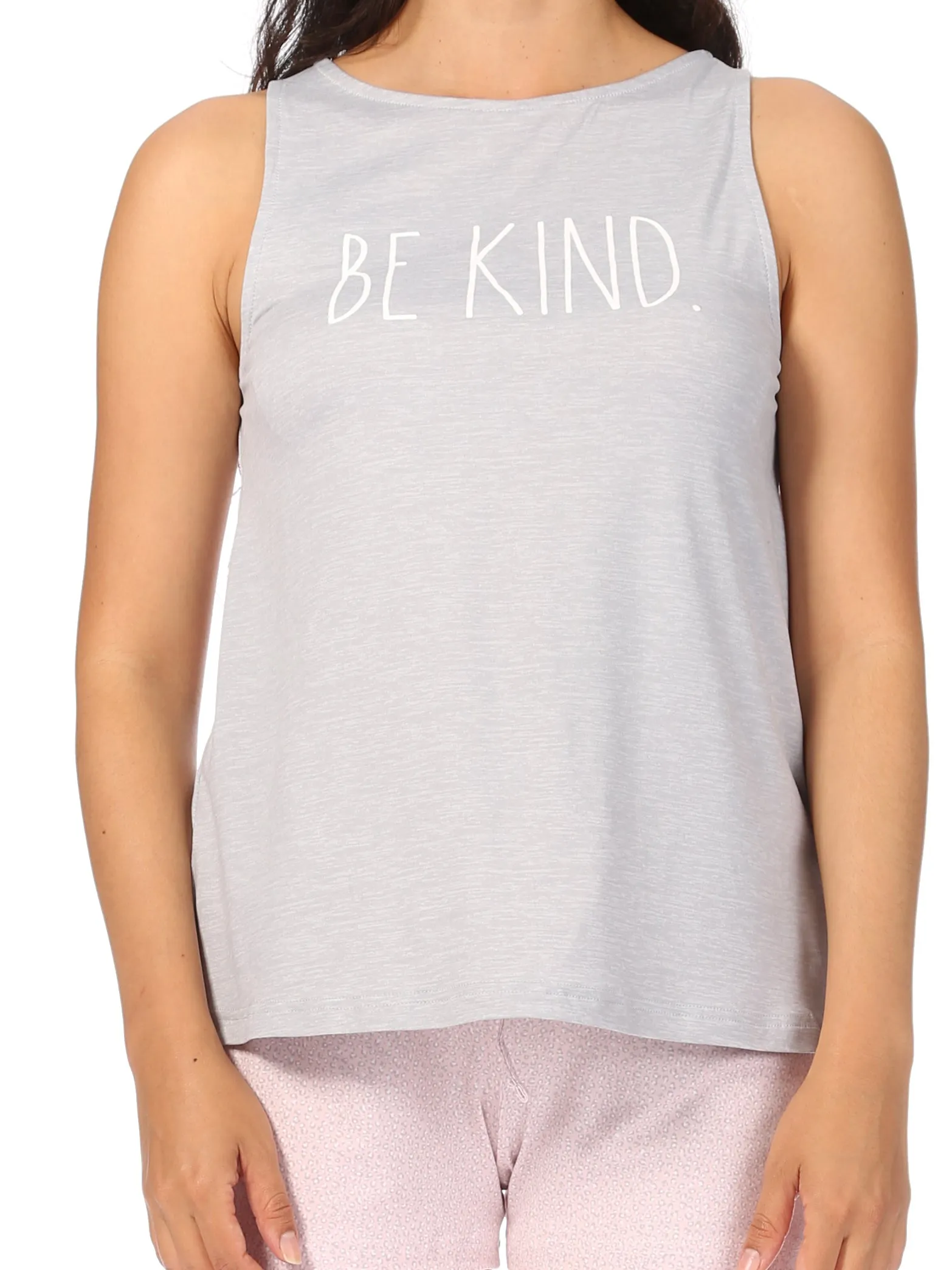 Women's "BE KIND" Tank Top and Shorts Pajama Set